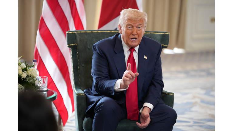 U.S. President Donald Trump Visits Scotland For Rounds Of Golf And Trade Talks