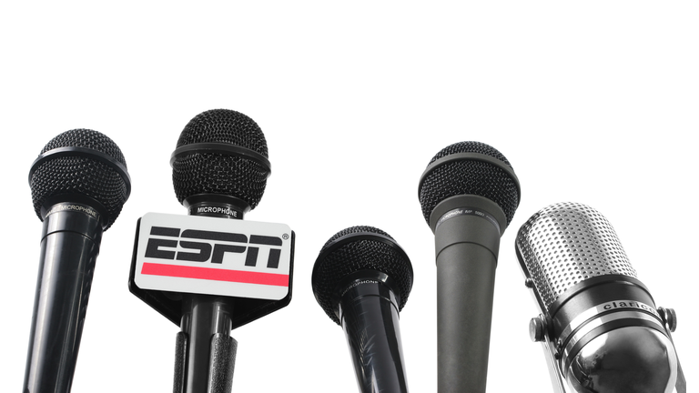 Five Microphones and ESPN mic flag