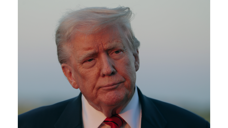 President Trump Spends The Weekend At His Bedminster Club In NJ