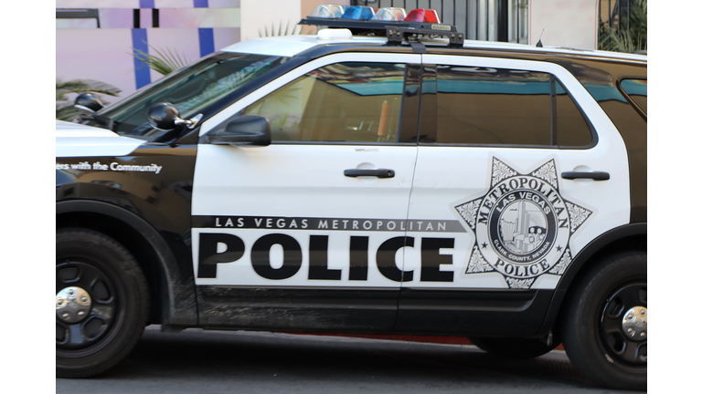Police vehicle for the Las Vegas Metropolitan Police Department