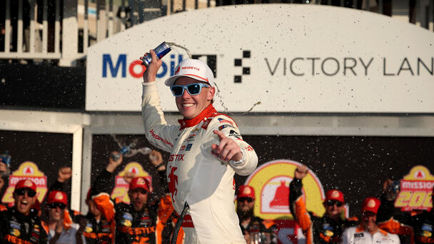 Connor Zilisch Celebrates Xfinity Series Win by Breaking His Collarbone