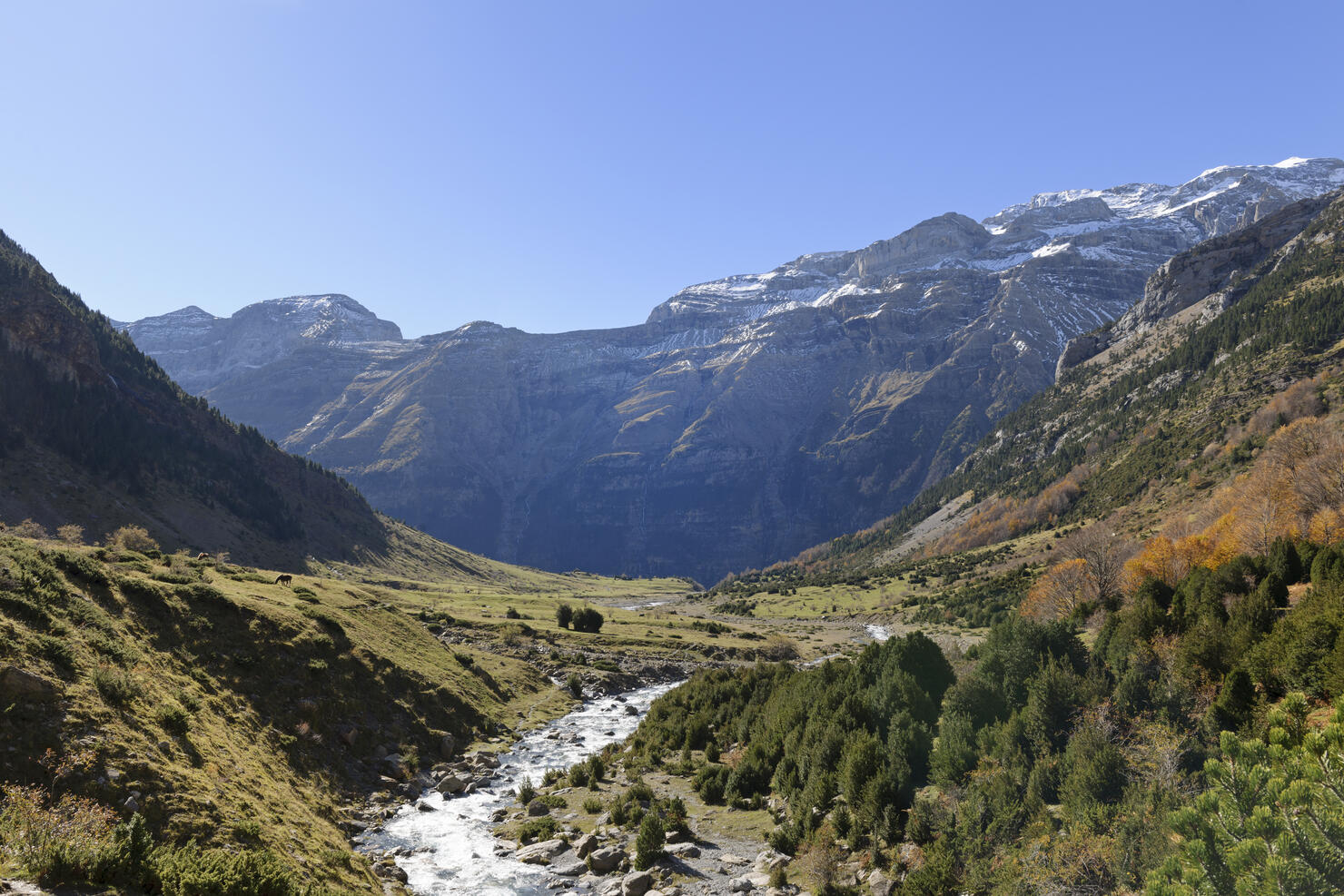 Spain, National Park Ordesa y Monte Perdido, River in Valley