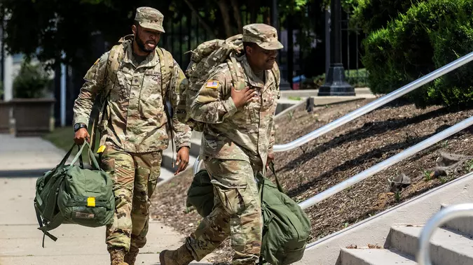 National Guard Troops Arrive In DC To Help Fight Crime