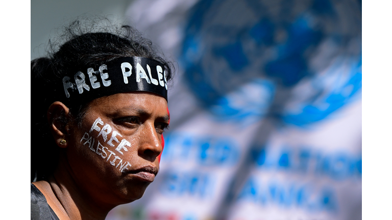 SRI LANKA-ISRAEL-PALESTINIAN-CONFLICT-PROTEST