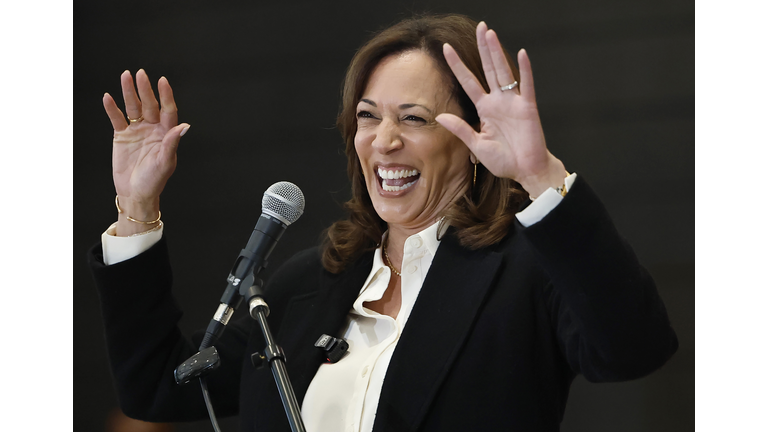 Former Vice President Kamala Harris Attends The State Of The People Power Tour In Los Angeles
