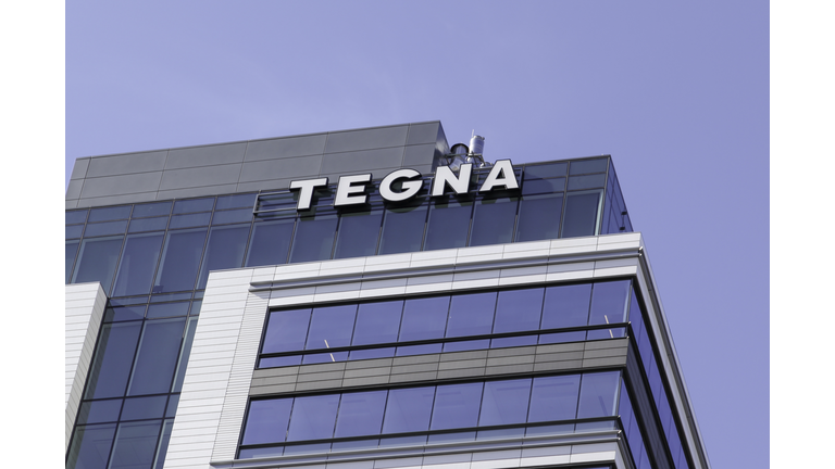 TEGNA office building in Tysons Corner, Virginia, USA.