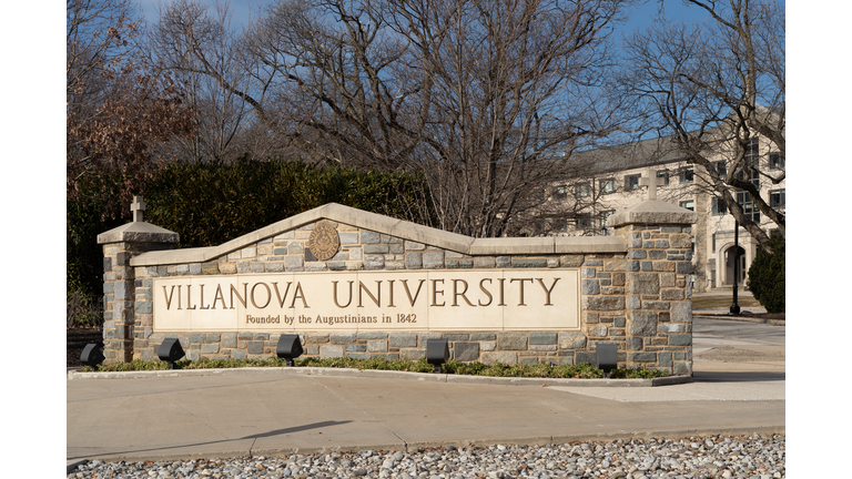 Villanova University Entrance Sign