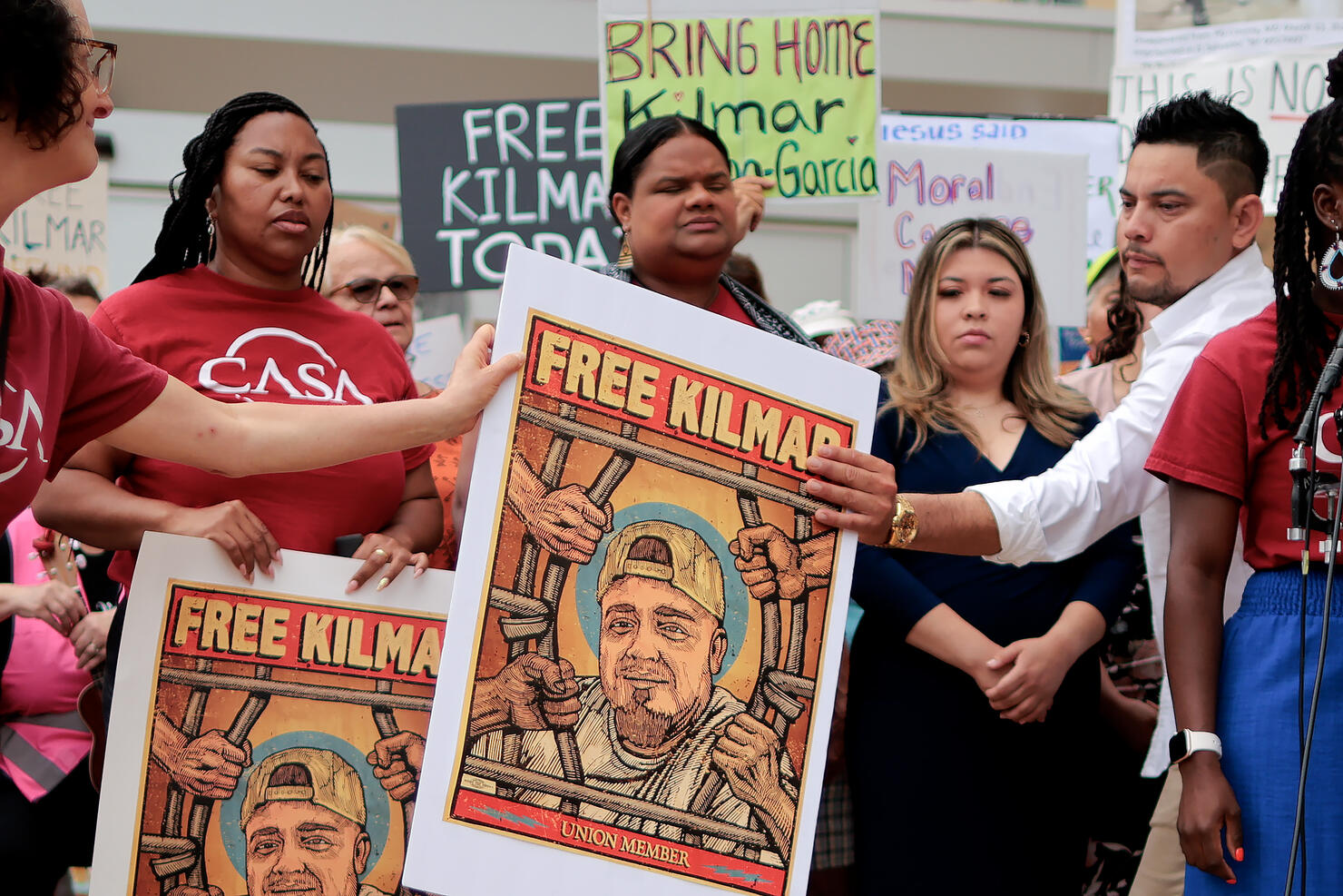 Hearing Held For Mistakenly Deported Immigrant Kilmar Abrego Garcia In Greenbelt, Maryland