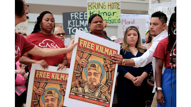 Hearing Held For Mistakenly Deported Immigrant Kilmar Abrego Garcia In Greenbelt, Maryland