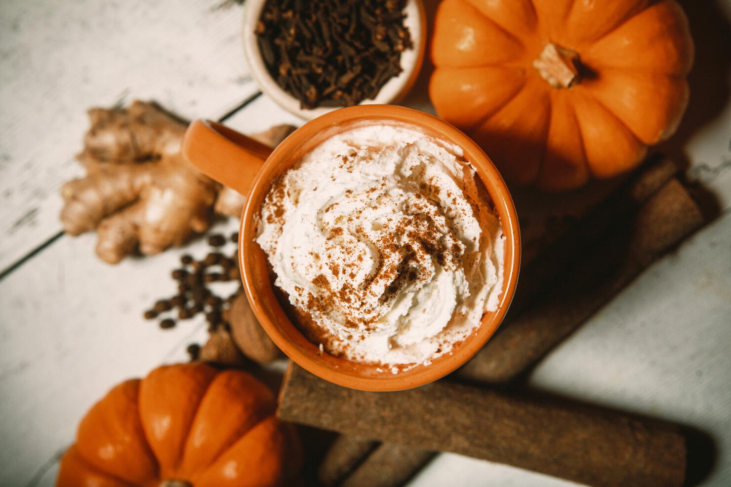 Pumpkin Spice Latte Ingredients