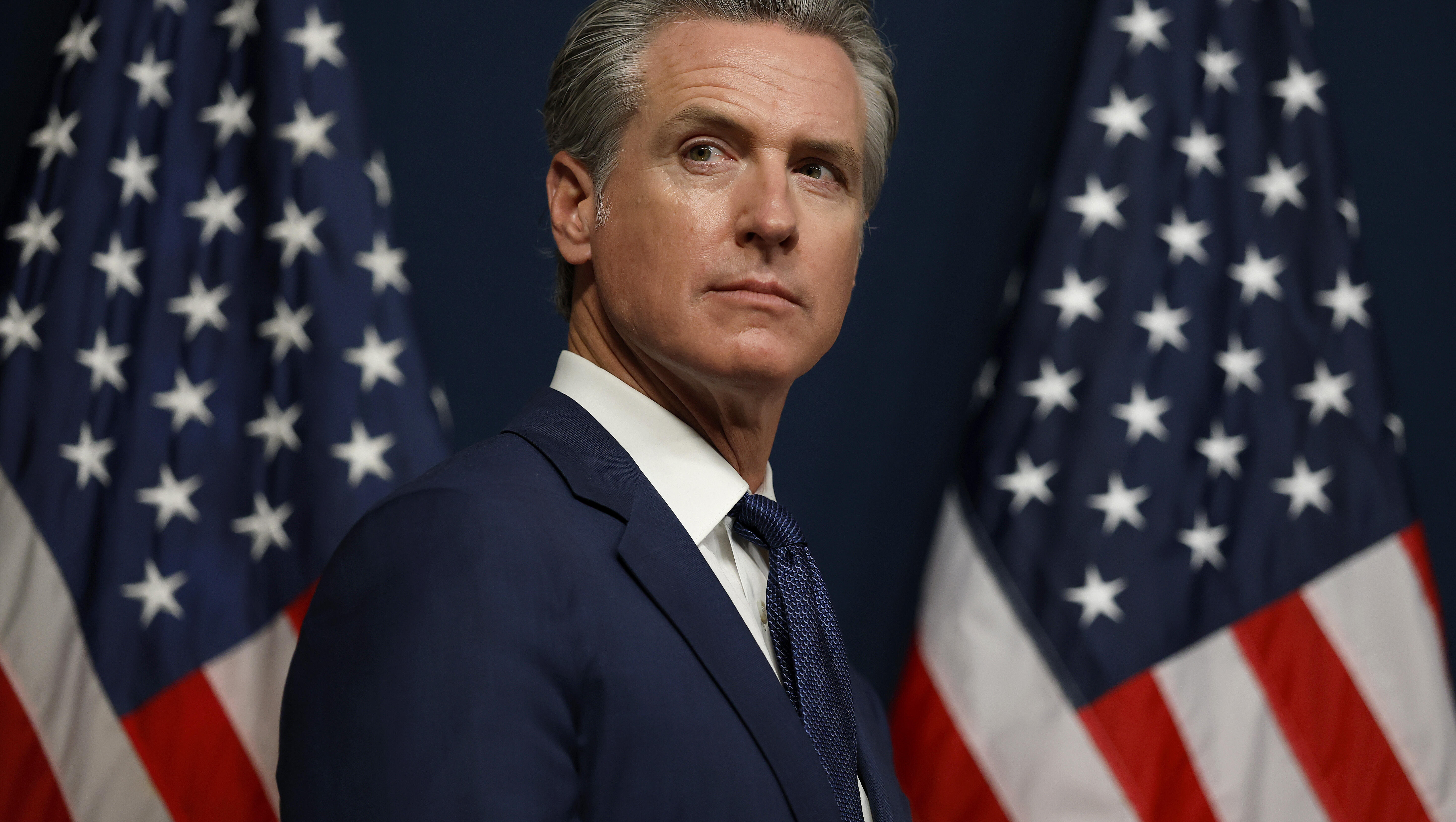Gavin Newsom Trolls Trump with New Patriotic Merch Line