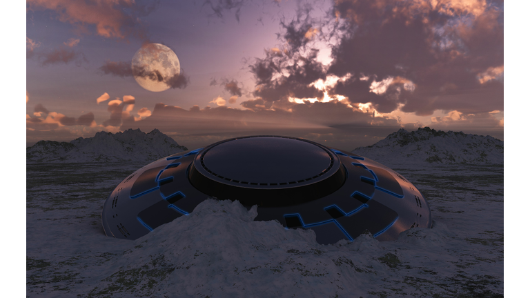 Mystery Disc in Antarctic Ice Sparks UFO Buzz