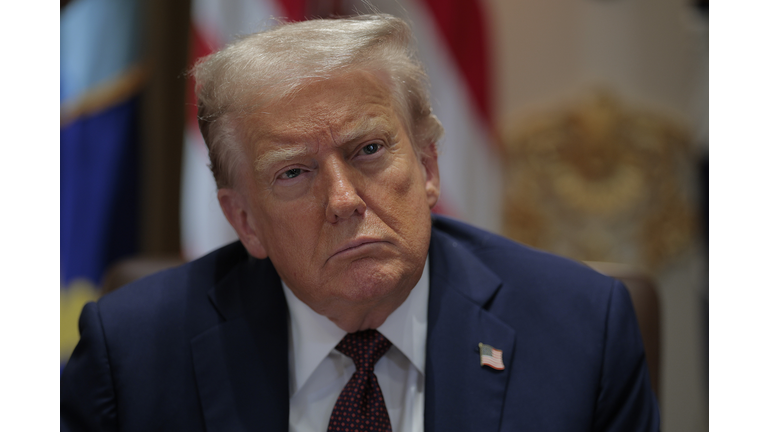 President Trump Meets With His Cabinet At The White House