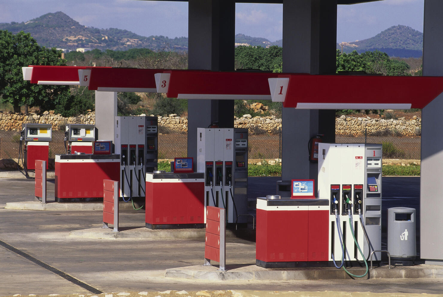 Petrol station