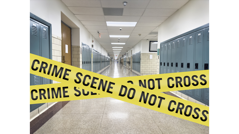 Crime scene in School