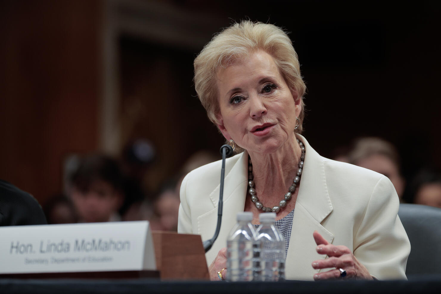 Education Secretary Linda McMahon Testifies In Senate Hearing On 2026 Budget