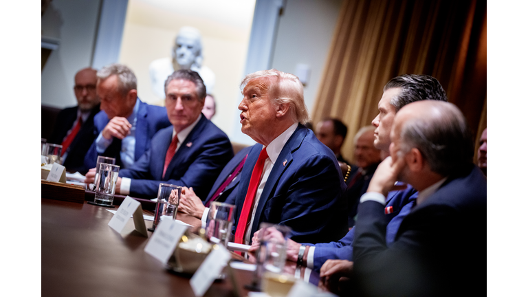 Joined By Elon Musk, Trump Holds First Cabinet Meeting Of His Second Term