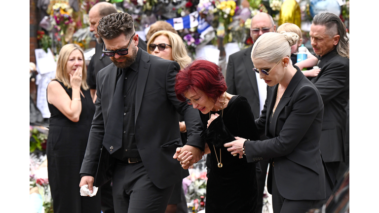 Heavy Metal Legend Ozzy Osbourne's Cortege Travels Through His Home City Of Birmingham