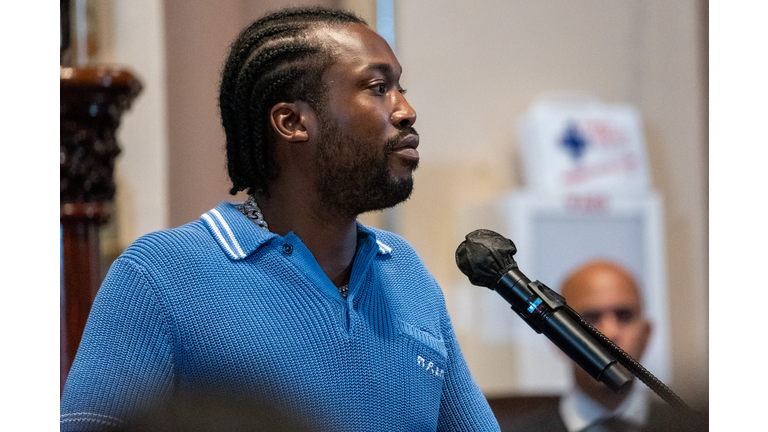 New Jersey Governor Murphy Makes Clemency Announcement In Newark With Meek Mill On Juneteenth