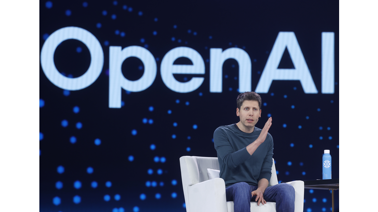 Open AI CEO Speaks At Annual Snowflake Summit In San Francisco