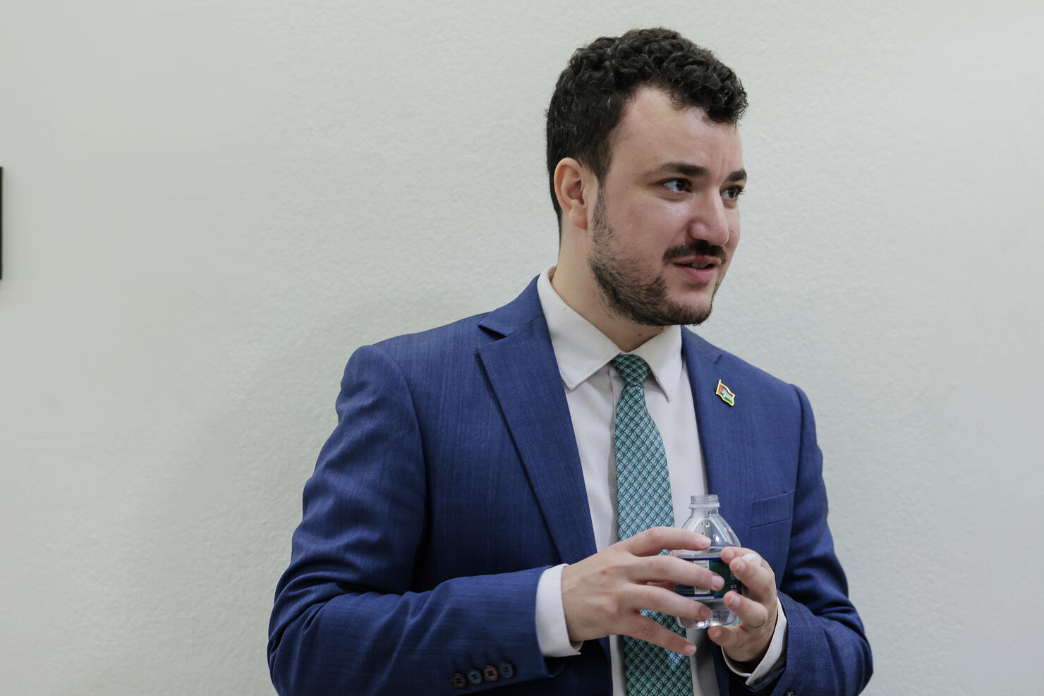Former Columbia University Graduate Student Mahmoud Khalil Meets With Lawmakers On Capitol Hill