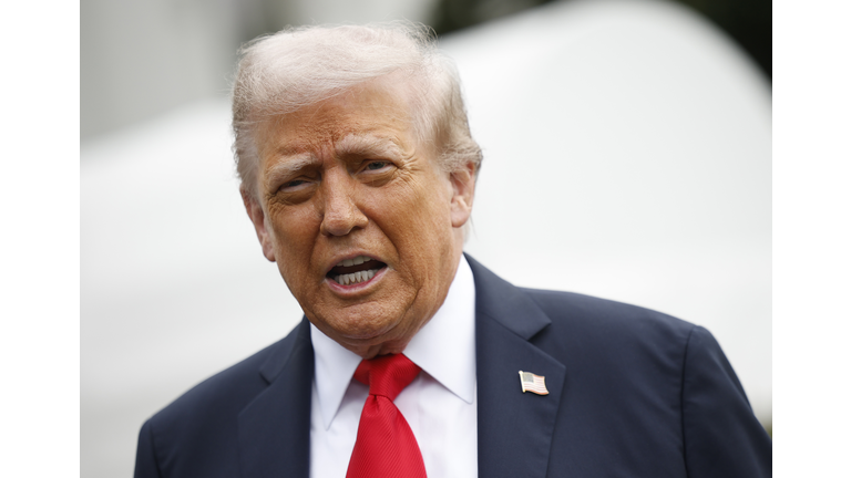 President Trump Departs Washington For United Kingdom