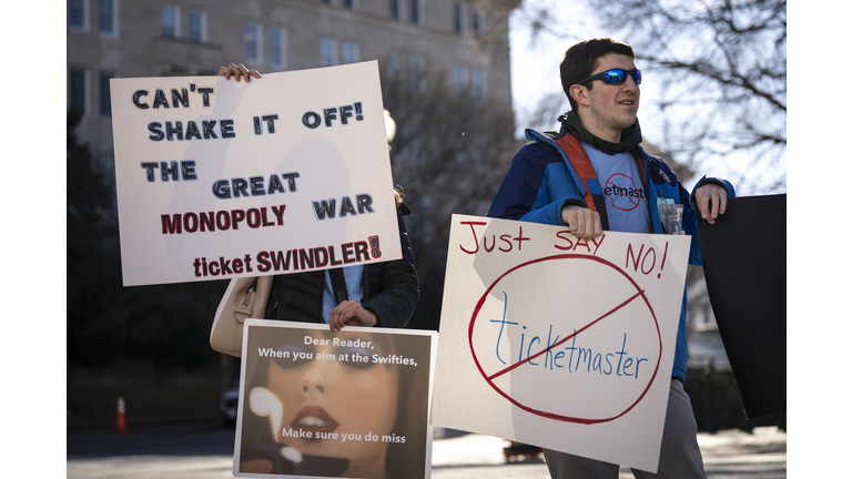 Taylor Swift Fans Demonstrate Outside U.S. Capitol As Ticket Industry Executives Testify To Congress