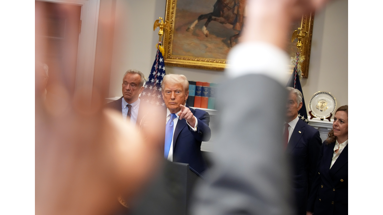 President Trump Makes Announcement On New Theories On Autism Causation In Children