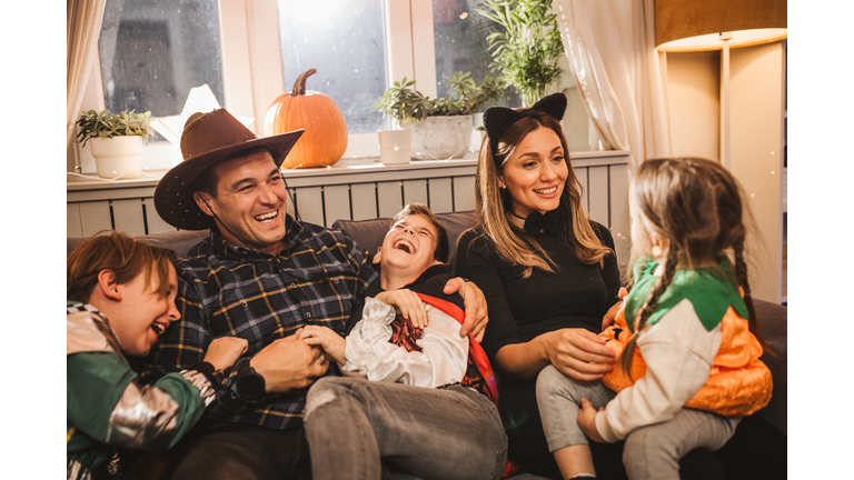 Halloween party at home