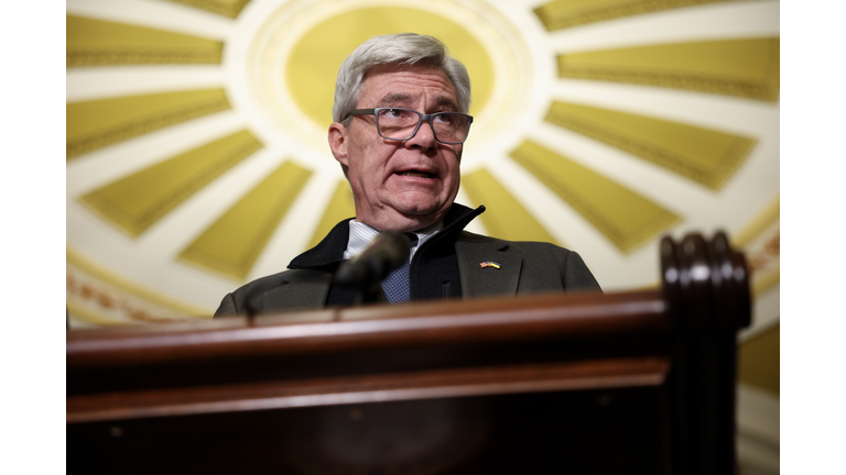 Senators Speak To The Press After Their Weekly Policy Luncheons