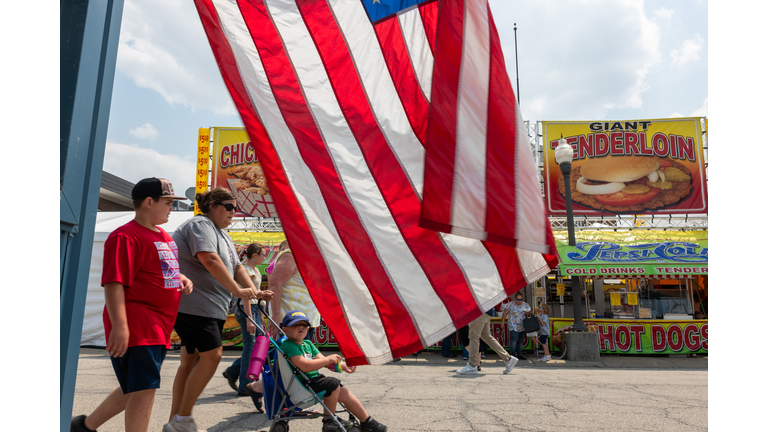 Crowds Gather For The Opening Day Of The Indiana State Fair