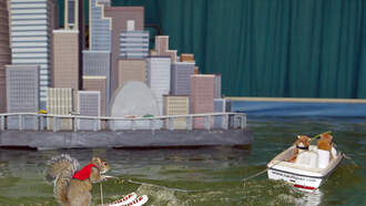 WATCH: Twiggy the Squirrel Knows how to Water Ski!
