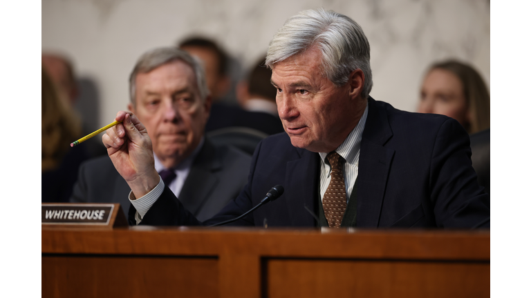 Pam Bondi Attends Confirmation Hearing To Be Attorney General