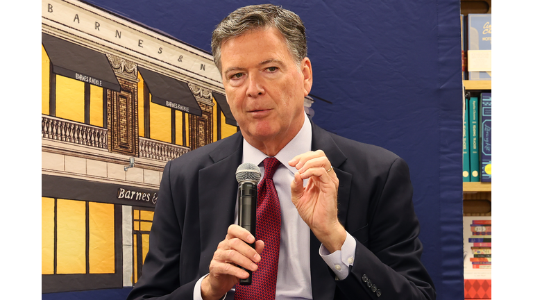 James Comey Promotes His New Book FDR Drive At Barnes And Nobles In New York
