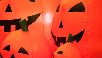 Watch: Cops Capture Giant Inflatable Pumpkin on the Run