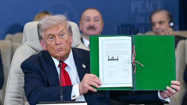 President Trump Speaks In Egypt After Signing Israel, Hamas Ceasefire Deal