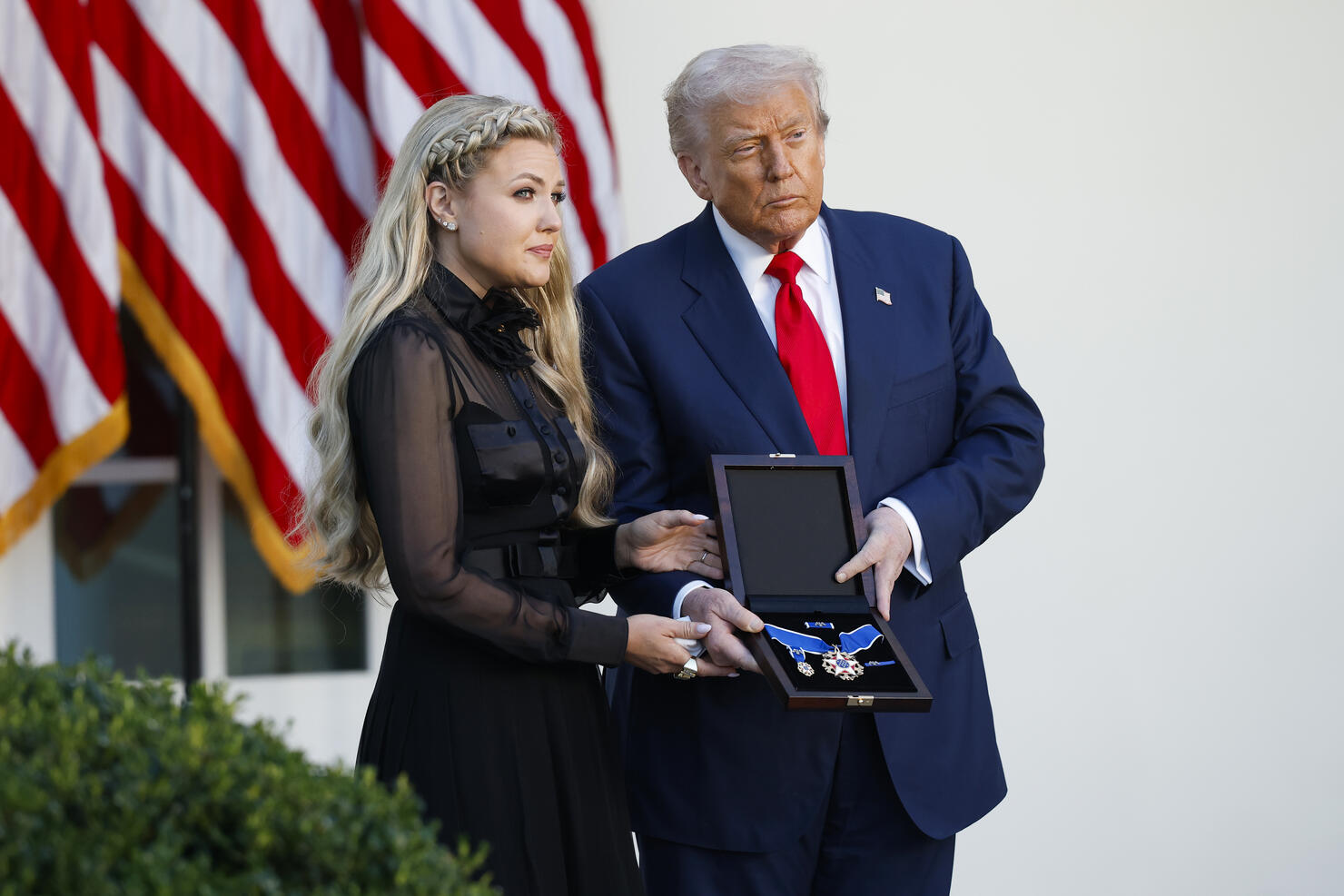 President Trump Hosts Medal Of Freedom Ceremony At The White House For Charlie Kirk