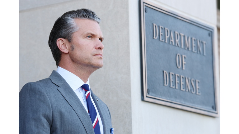 Secretary of War Pete Hegseth Hosts Canada's Defense Minister David McGuinty At The Pentagon