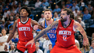 Thunder pull out double-OT win over Durant’s Rockets, 125-124