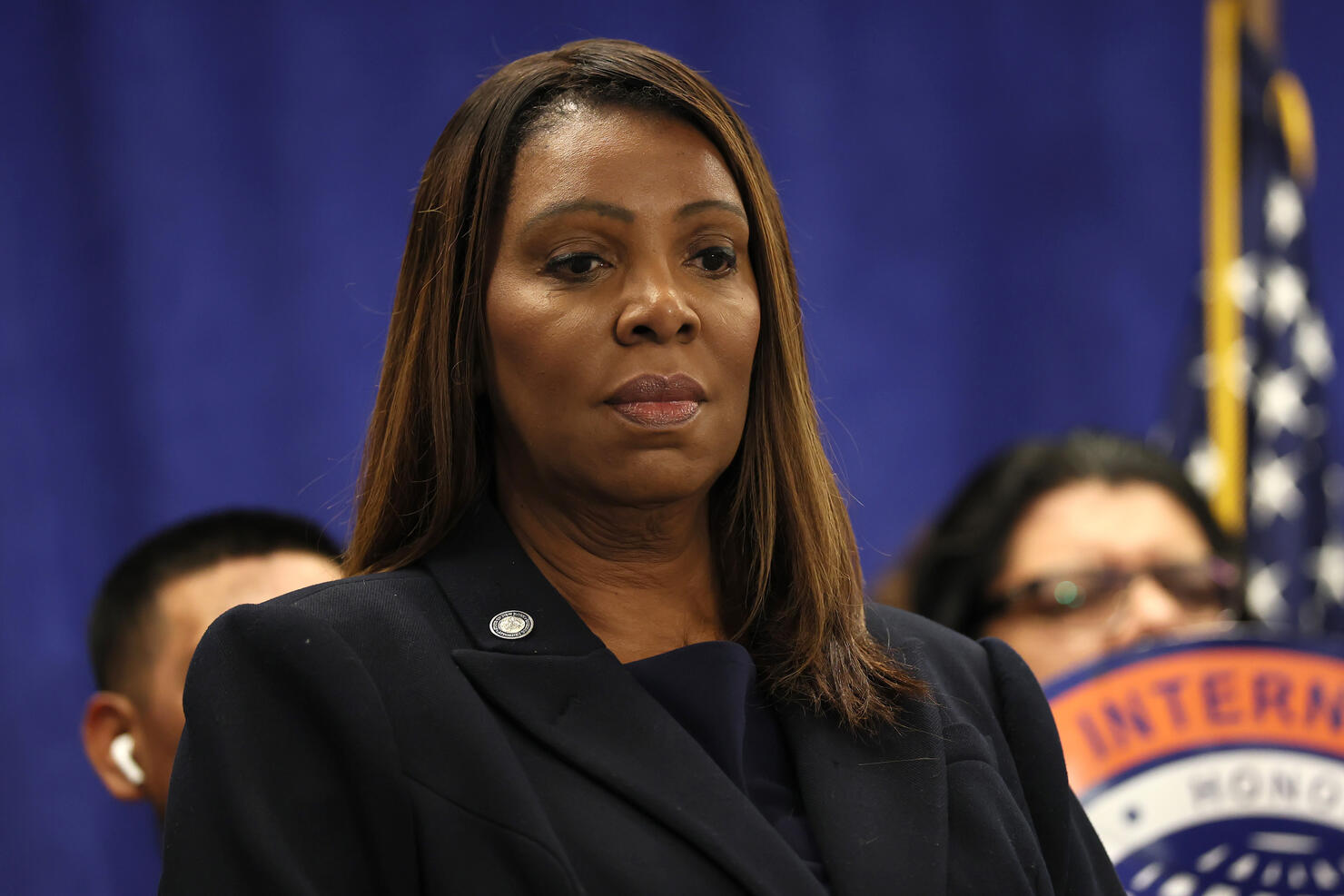 New York Attorney General Letitia James Makes Labor Announcement During Press Conference