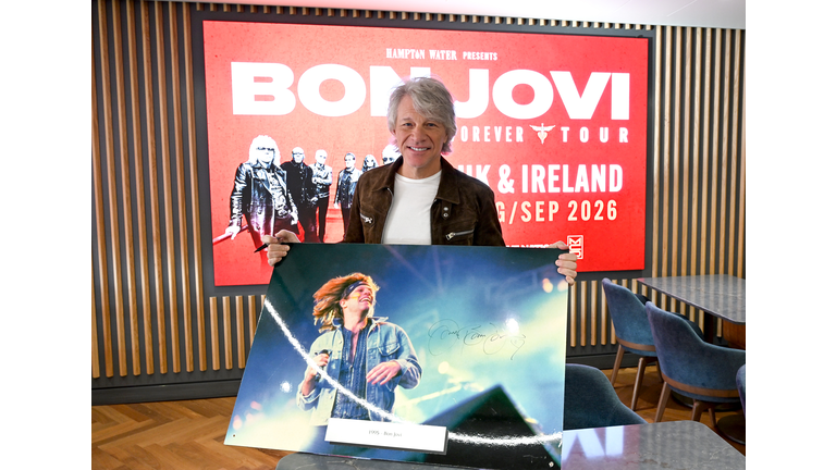 Jon Bon Jovi Press Conference at Wembley Stadium for 2026 Bon Jovi Forever Tour
