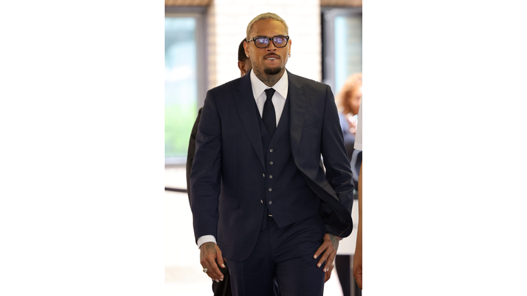 Chris Brown Appears In Court Charged With Grievous Bodily Harm With Intent