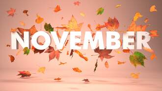 Bob Delmont - Things to look forward to in November!!