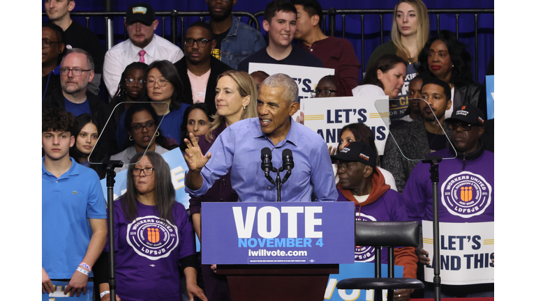 Former President Obama Campaigns With NJ Gubernatorial Candidate Mikie Sherrill