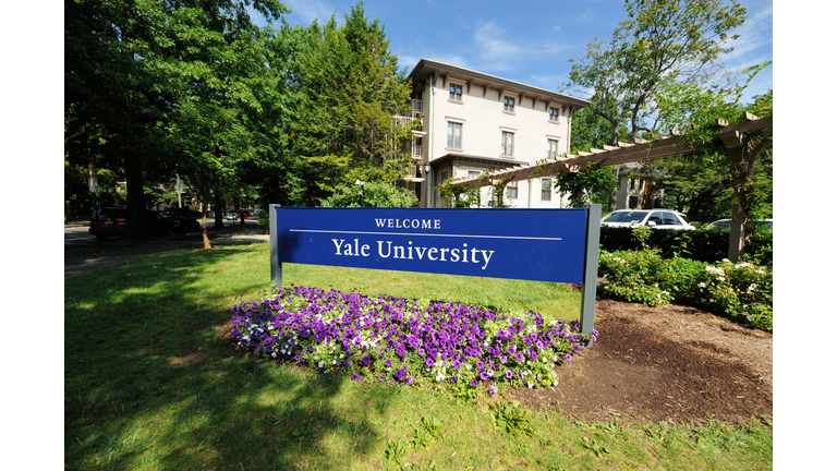 Welcome to Yale University sign in New Haven Connecticut