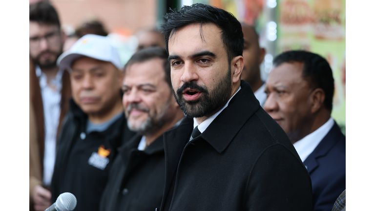 New York Mayoral Candidate Zohran Mamdani Campaigns Ahead Of Election Day