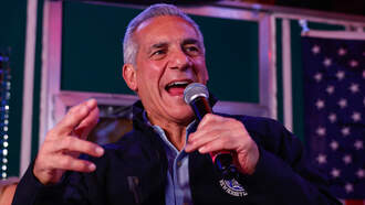 Jack Ciattarelli's best day on the campaign trail happened Monday.