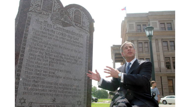 Texas Attorney General Greg Abbott Discusses 10 Commandments Case