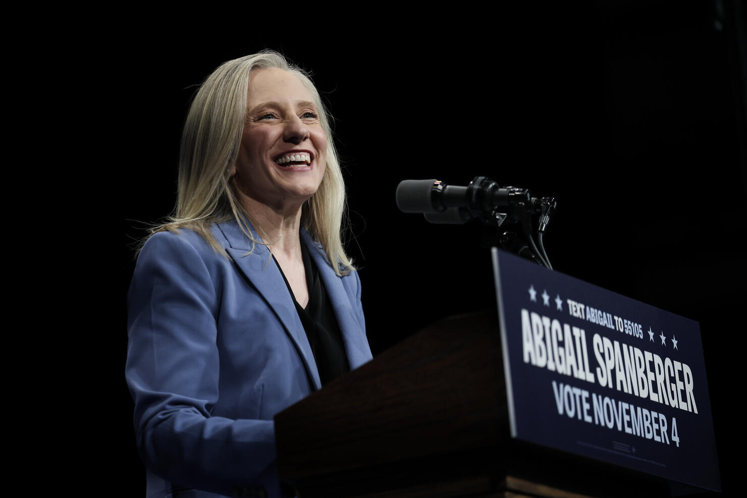 Former President Obama Campaigns With New Jersey And Virginia Democratic Gubernatorial Candidates Ahead Of Elections On Tuesday