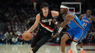 Sports - Thunder's Unbeaten Run Ends with Loss to Trail Blazers